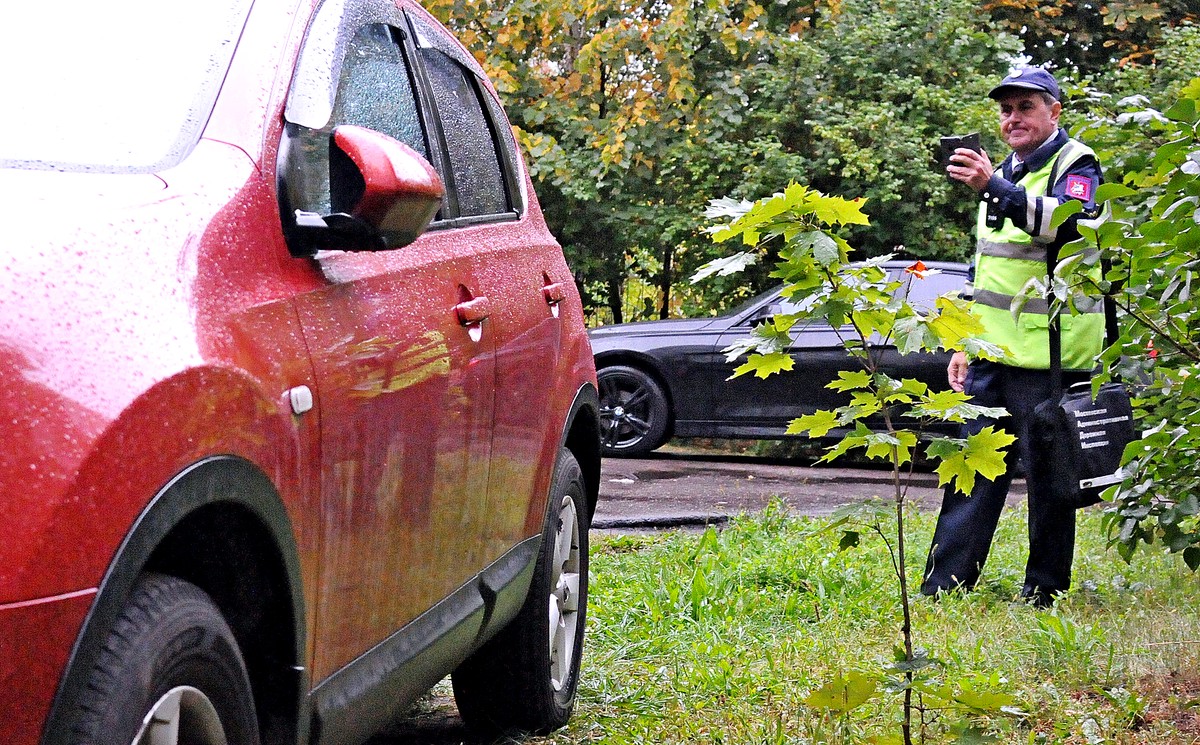 МАДИ призвала автомобилистов не парковаться на газонах и зеленых насаждениях
