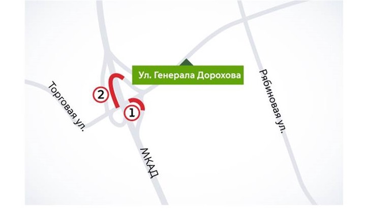 Движение перекроют в связи со строительством транспортной развязки МКАД