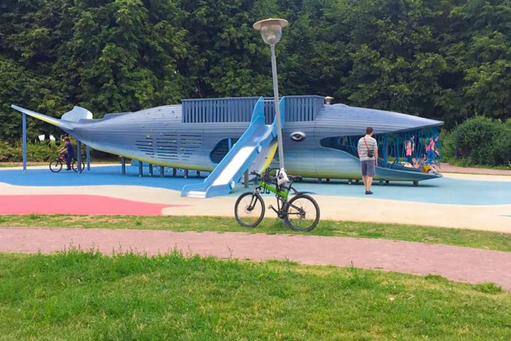 Самые необычные детские площадки в парках Москвы