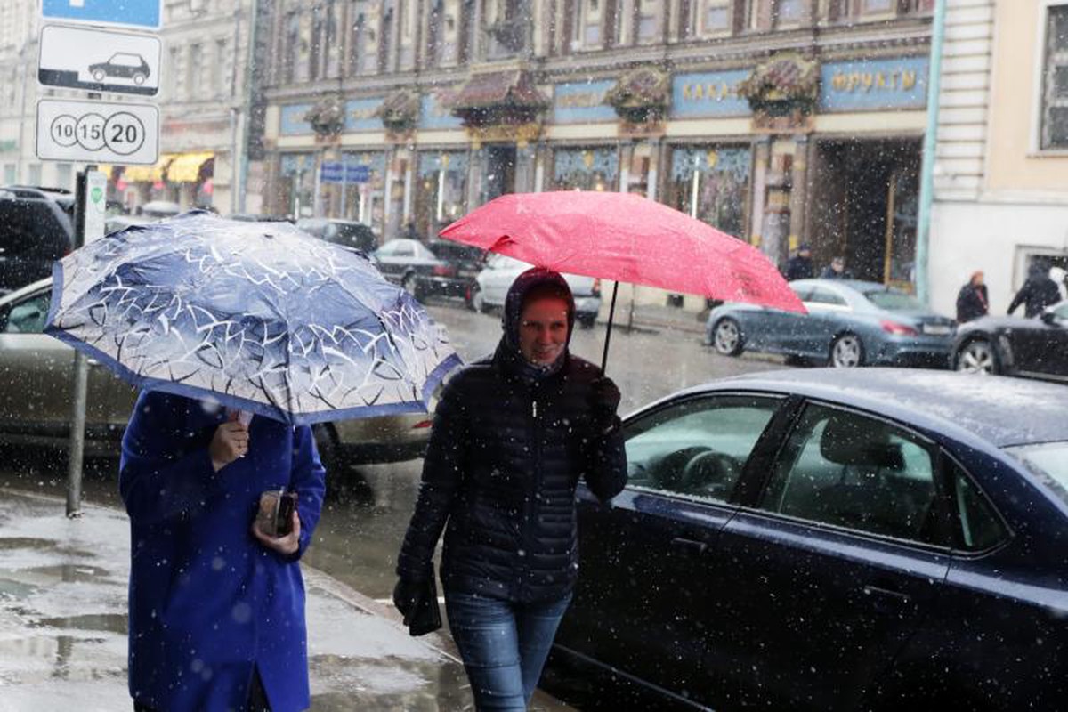 Метеоролог Позднякова предупредила о мокром снеге с дождем в Москве в последнюю неделю марта