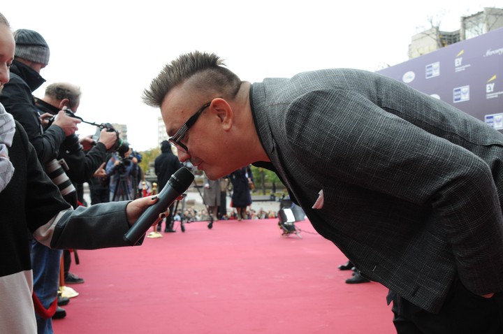 Николай Картозия на красной дорожке церемонии вручения премии ТЭФИ-2019