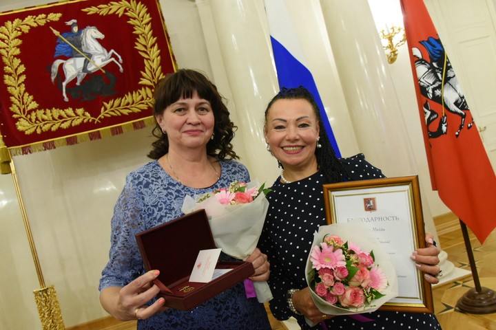 Церемония награждения прошла в Белом зале столичной мэрии