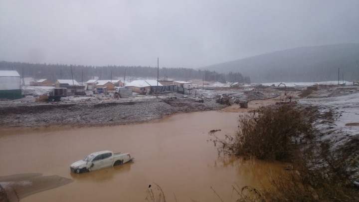 Прорыв дамбы в Красноярске