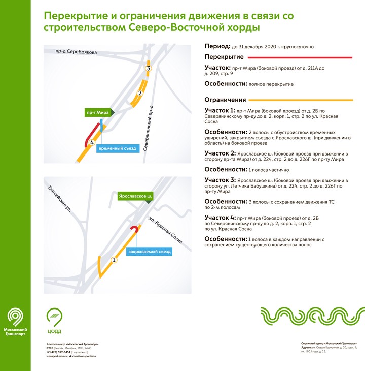Схема движения транспорта изменится на северо-востоке Москвы