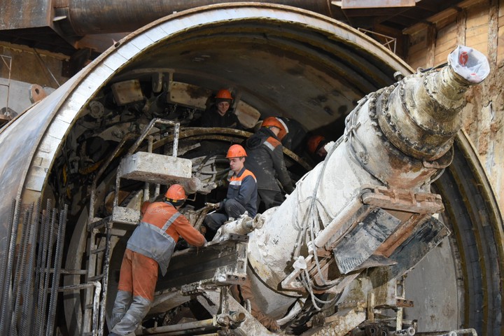 Тоннелепроходческий щит будет запущен 28 ноября в правом тоннеле