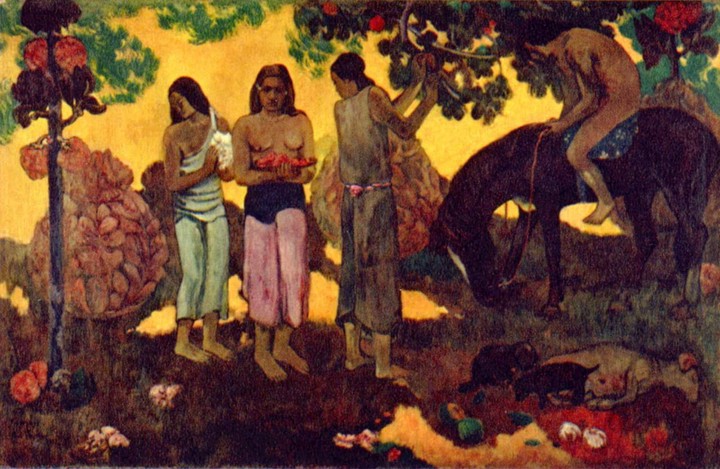 Сбор плодов, Поль Гоген (1899) 