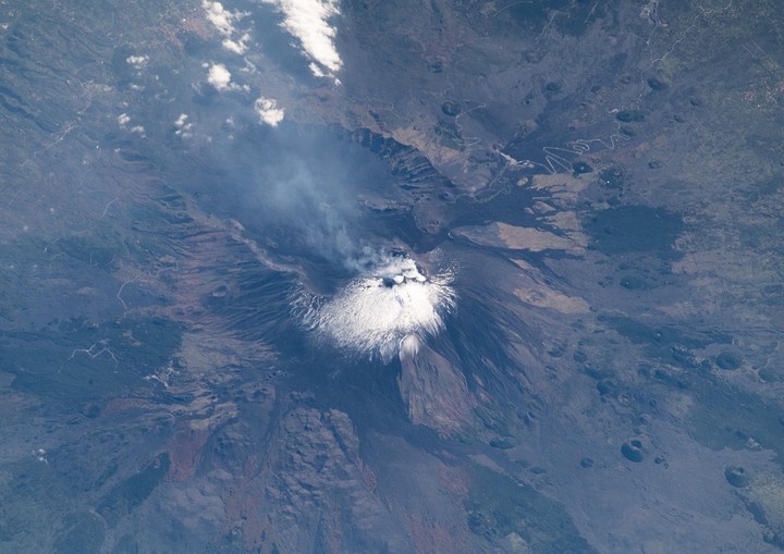 Вулкан Везувий, Италия. Экспедиция МКС-57