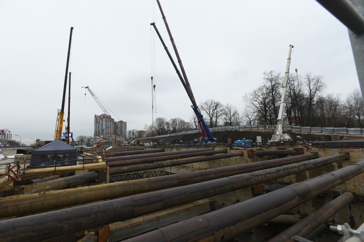 Сергей Собянин рассказал о строительстве станции «Кунцевская» БКЛ