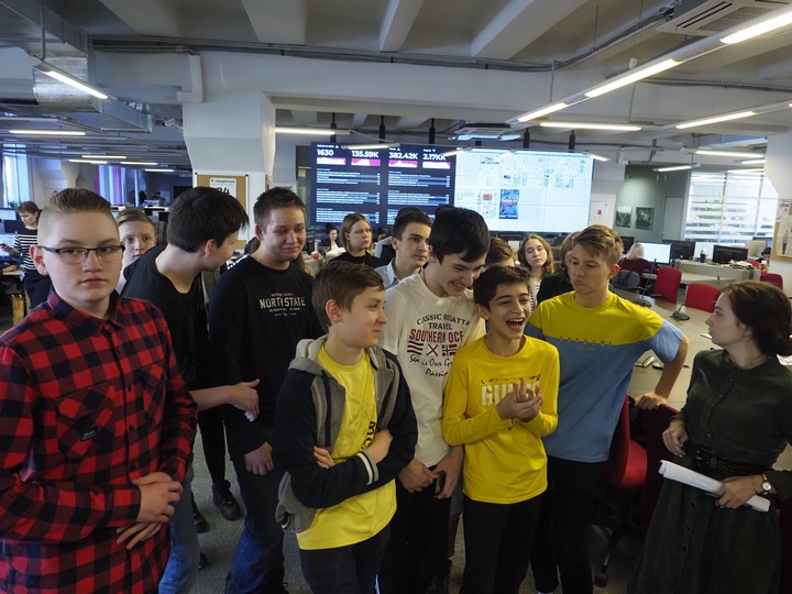 Редакцию «ВМ» посетили московские школьники в рамках образовательного проекта Департамента предпринимательства и инициативного развития города Москвы «Технонавигатор»