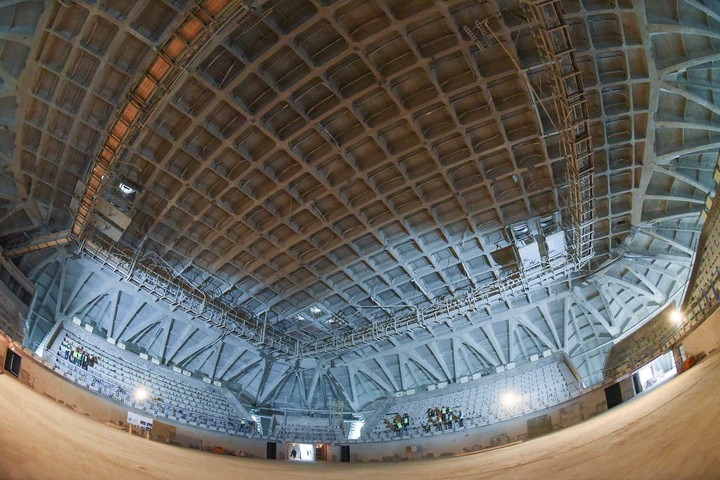 Ход строительства спортивных объектов в «Лужниках»