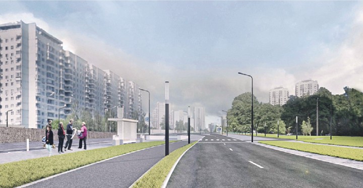 Благоустройство одной из ключевых магистралей столицы завершится уже в этом году