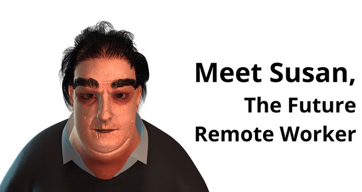 Модель человека после 25 лет удаленной работы