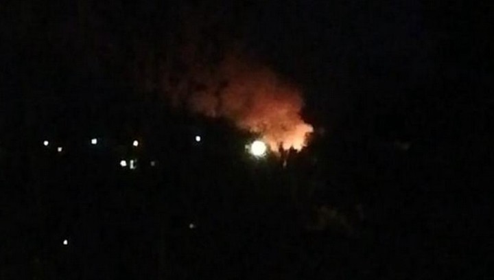 Пожар произошел в подмосковной деревне Дашковке