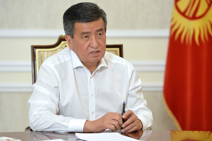 Стало известно местонахождение президента Киргизии Жээнбекова