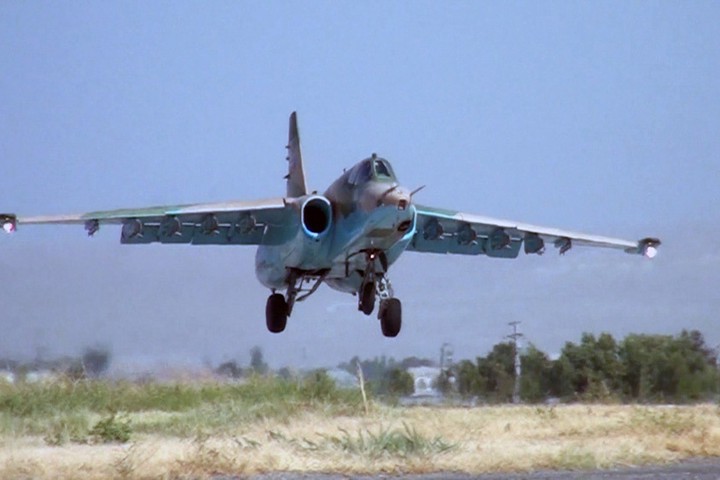 Минобороны: Российская авиация сбила два штурмовика ВСУ Су-25