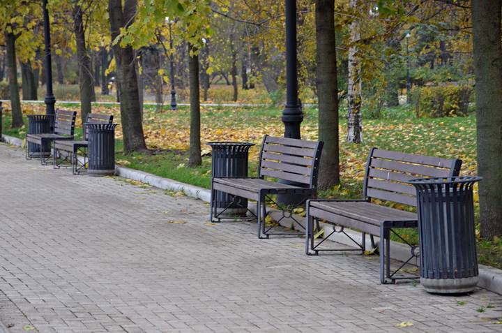 Дворы украшены цветниками