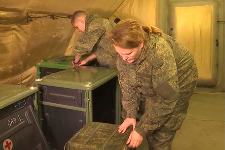 Российские миротворцы развернули в Нагорном Карабахе полевой госпиталь