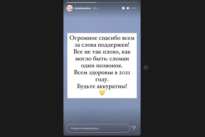 «Все не так плохо»: попавшая в больницу дочь Меладзе рассказала о своем состоянии