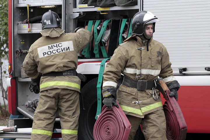 Пожар произошел в жилом доме на Каширском шоссе