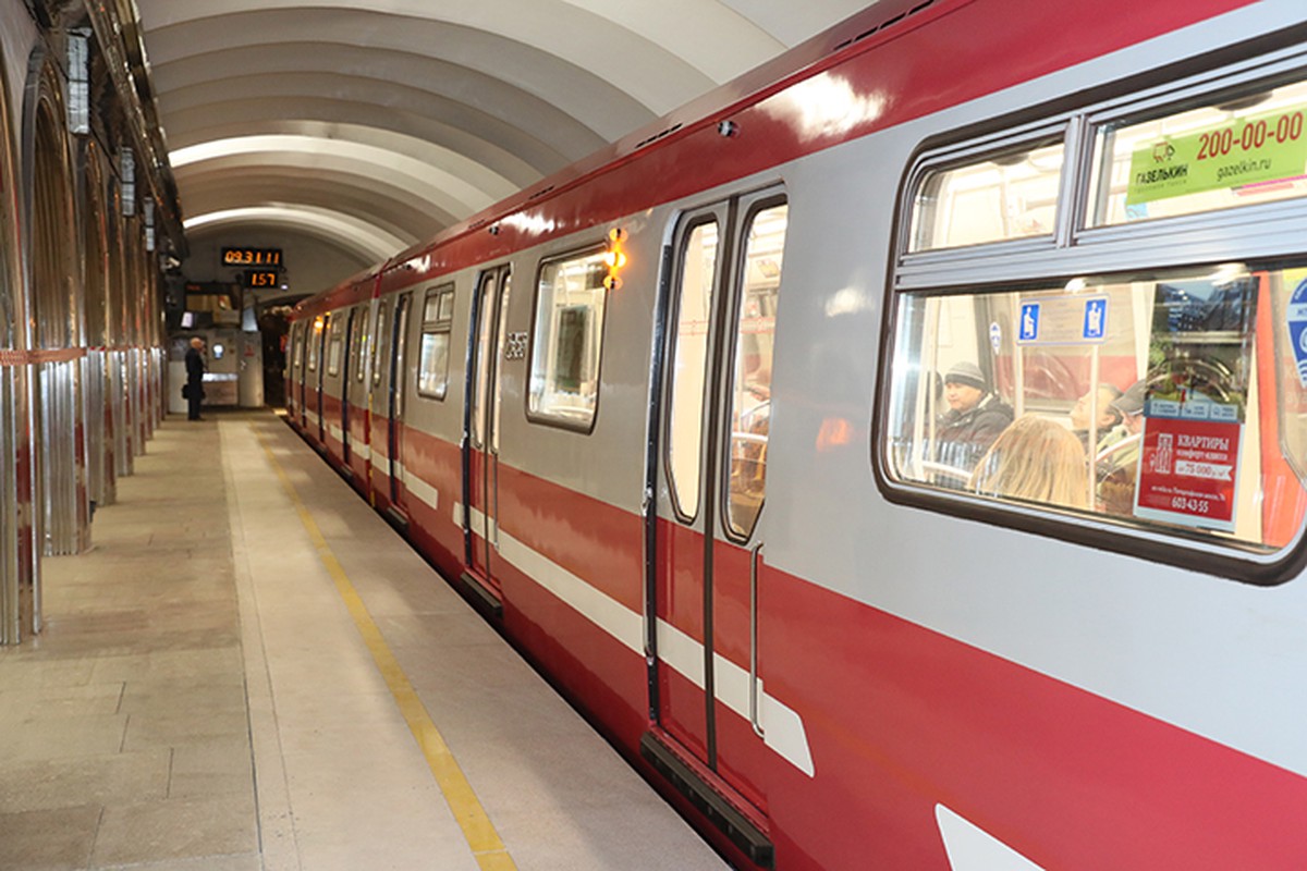 Пробег новых вагонов «Балтиец» в метро Петербурга достиг 10 миллионов километров