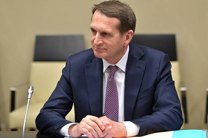 Сергей Нарышкин рассказал, что чувствует после попадания в санкционные списки Запада