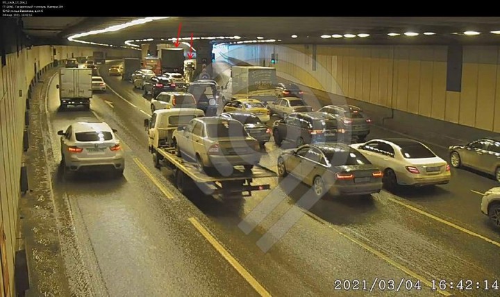 Движение в Гагаринском тоннеле после ДТП восстановлено
