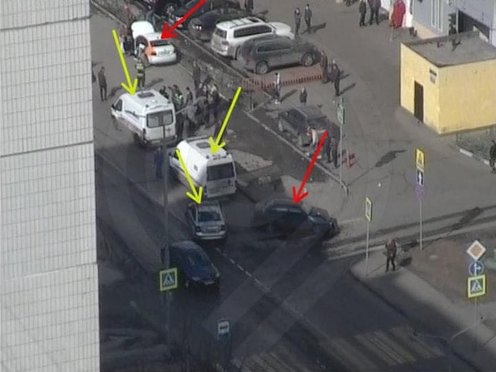 Движение по Мячковскому бульвару перекрыто из-за ДТП