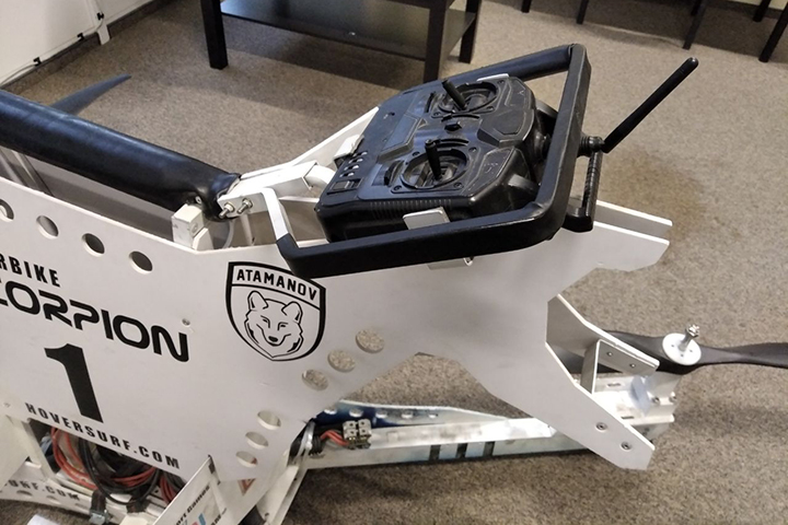 Элементы управления летающих мотоциклов