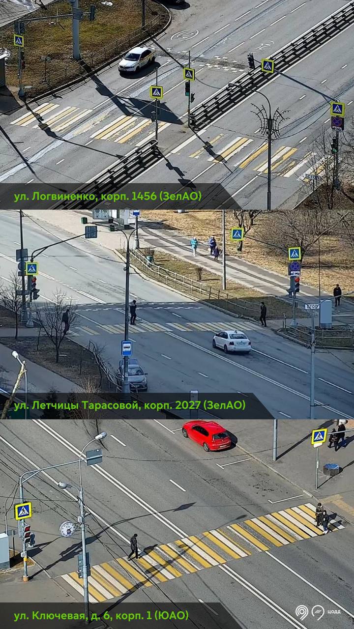 Светофоры установили на шести пешеходных переходах в Москве