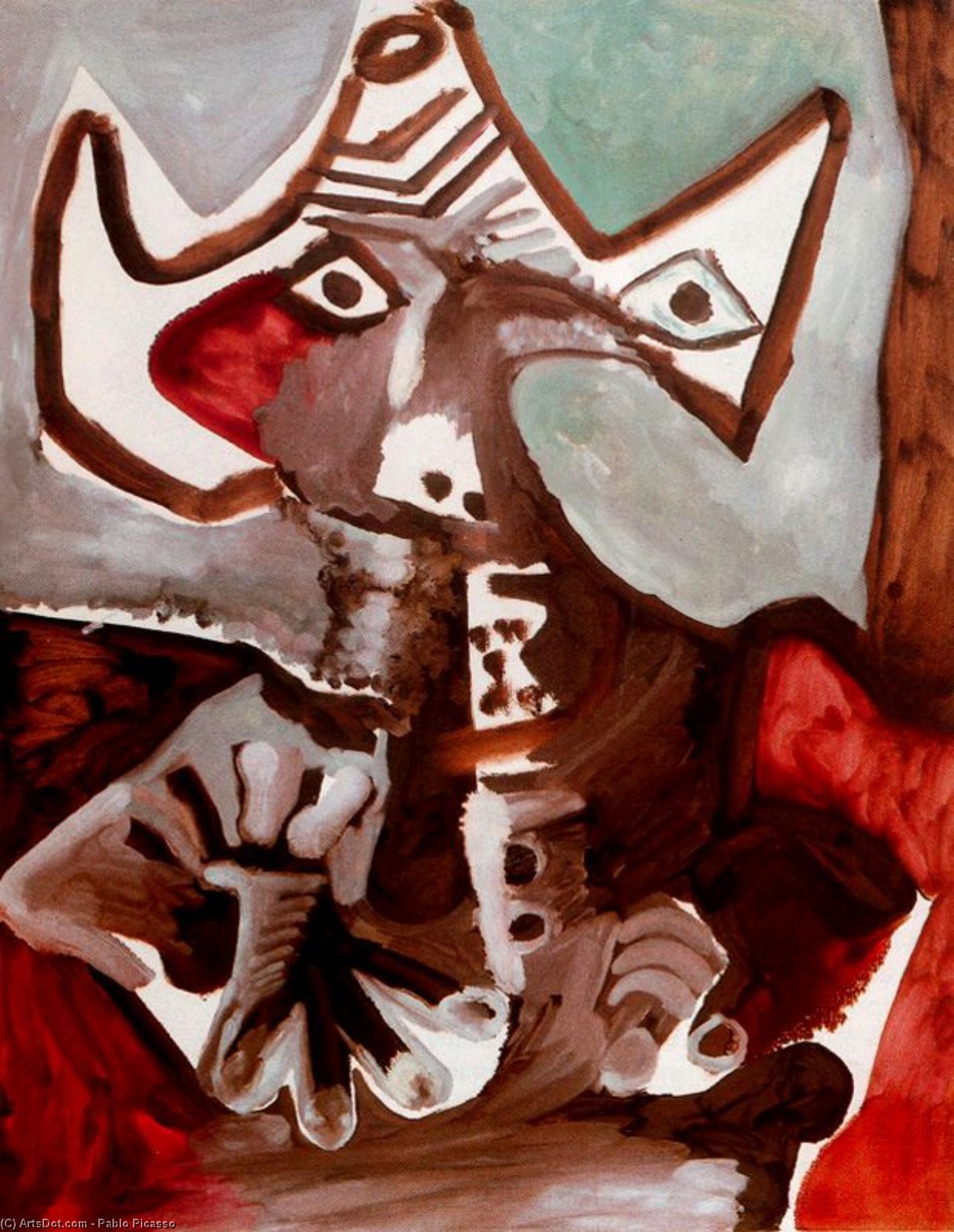 Сидящий мужчина, 1972 год