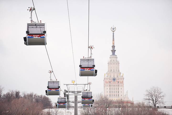 Канатную дорогу в Москве закроют на техобслуживание 18 октября