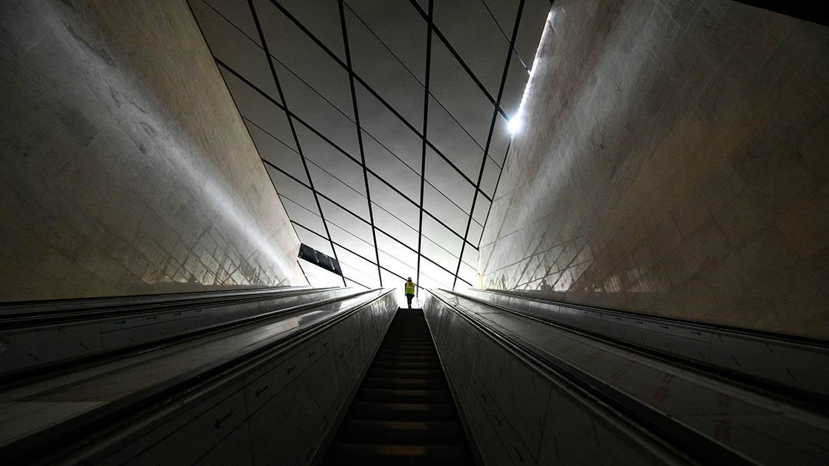 Возведение монолитных конструкций северного вестибюля завершили на станции метро «Физтех»