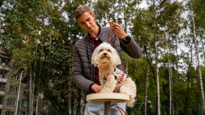 Илья Рапов и питомец Терри Форд