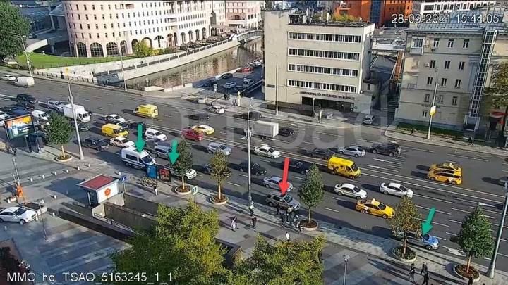 ДТП с участием самоката произошло в районе Садового кольца в столице
