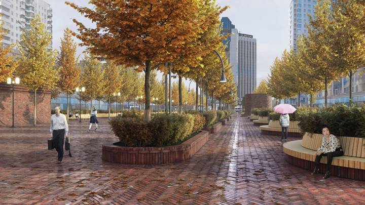 Как проходит благоустройство у станций БКЛ Как проходит благоустройство у станций БКЛ