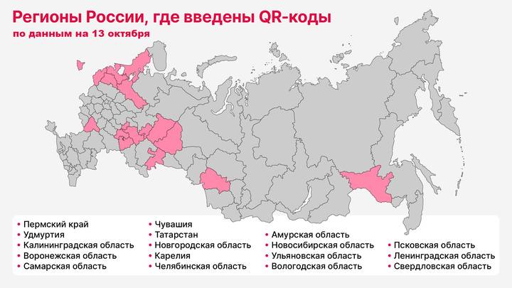 QR-коды для посещения общественных мест введут в Санкт-Петербурге