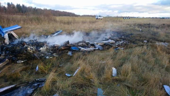 СК возбудил уголовное дело по факту крушения высокоплана в Подмосковье
