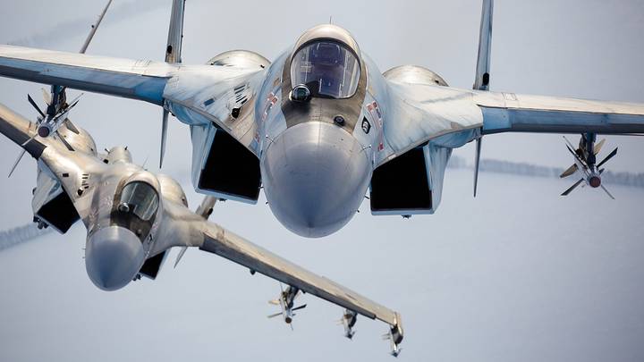 Российские истребители Су-35С перебазируются в Белоруссию