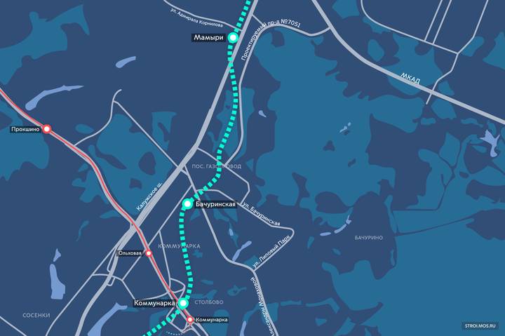 Андрей Бочкарев сообщил о старте строительства развязки около станции метро «Мамыри»