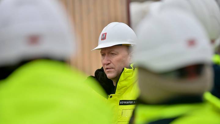 Андрей Бочкарев оценил готовность эстакады в районе платформы МЦД-2 Покровское