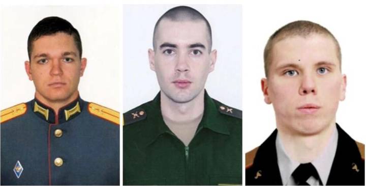 Старший лейтенант Константин Столяров, сержант Денис Шамалюк, сержант Дмитрий Насонов
