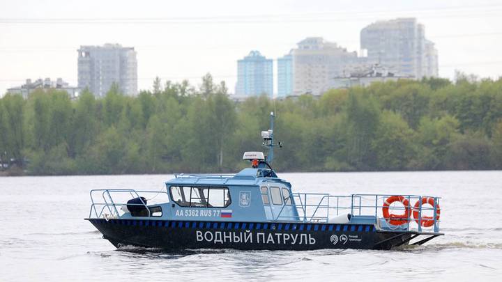 Дептранс рассказал о работе водного патруля в Москве