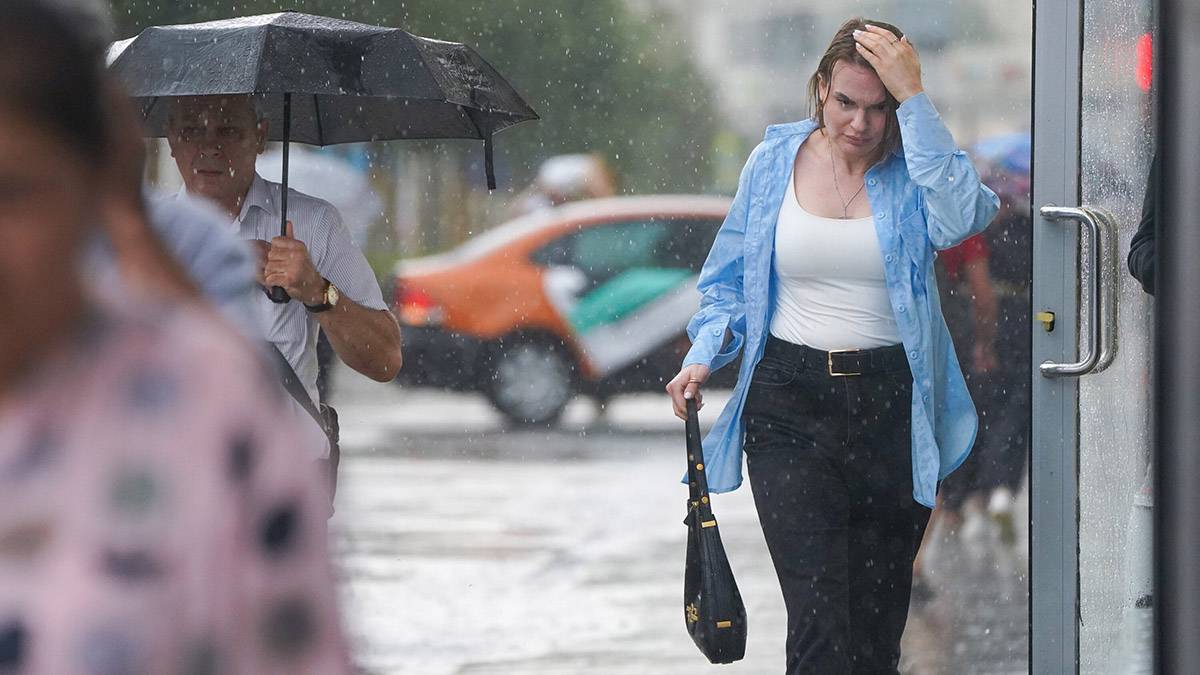 Москвичам рассказали о дождливой погоде на этой неделе