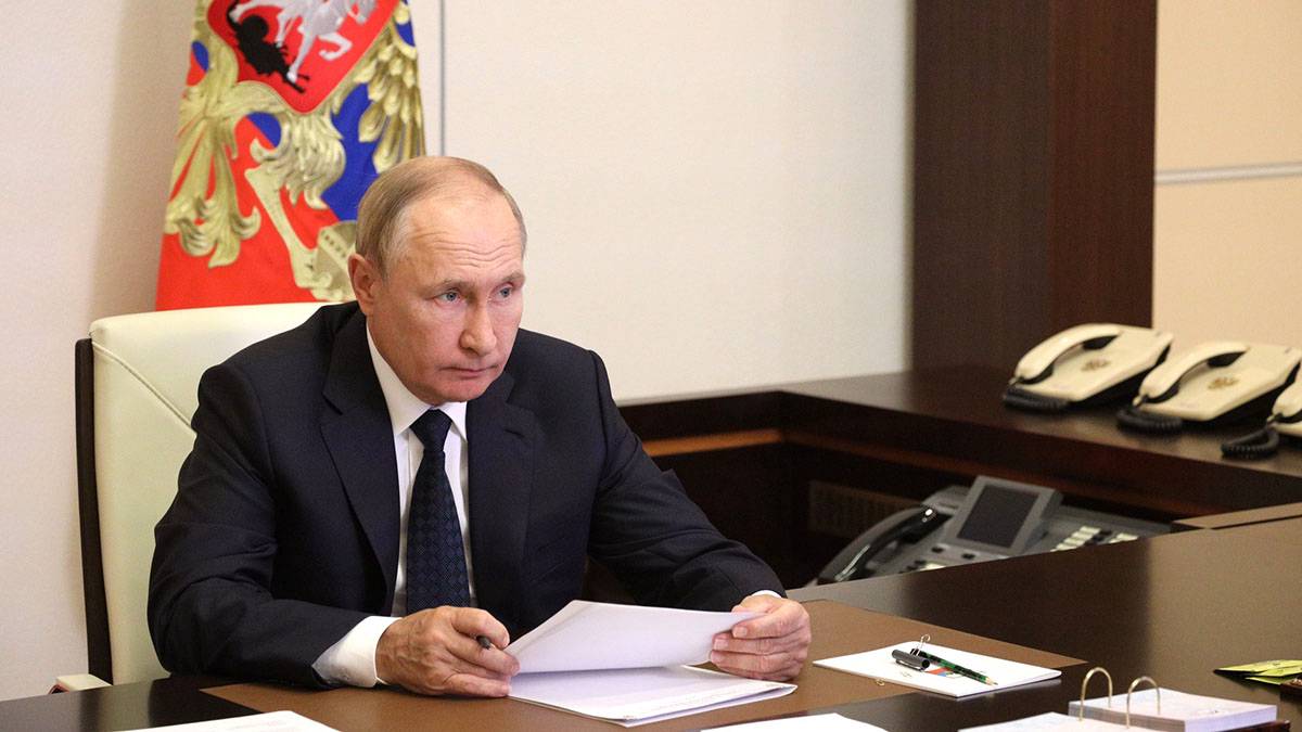 Путин поблагодарил главу Липецкой области за заботу о семьях мобилизованных