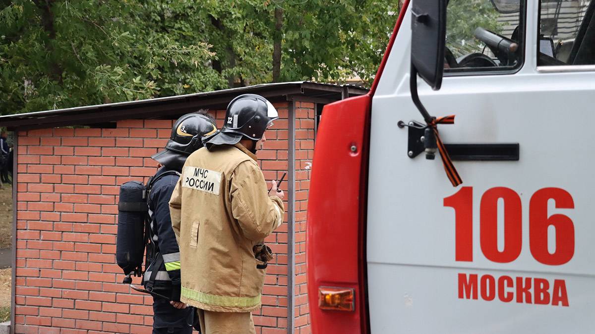 Пожар произошел в жилой квартире на востоке Москвы