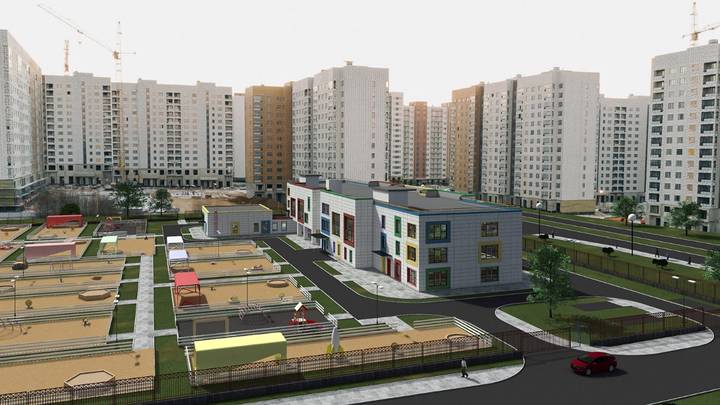 Проект детского сада на 350 детей в районе Ватутинки