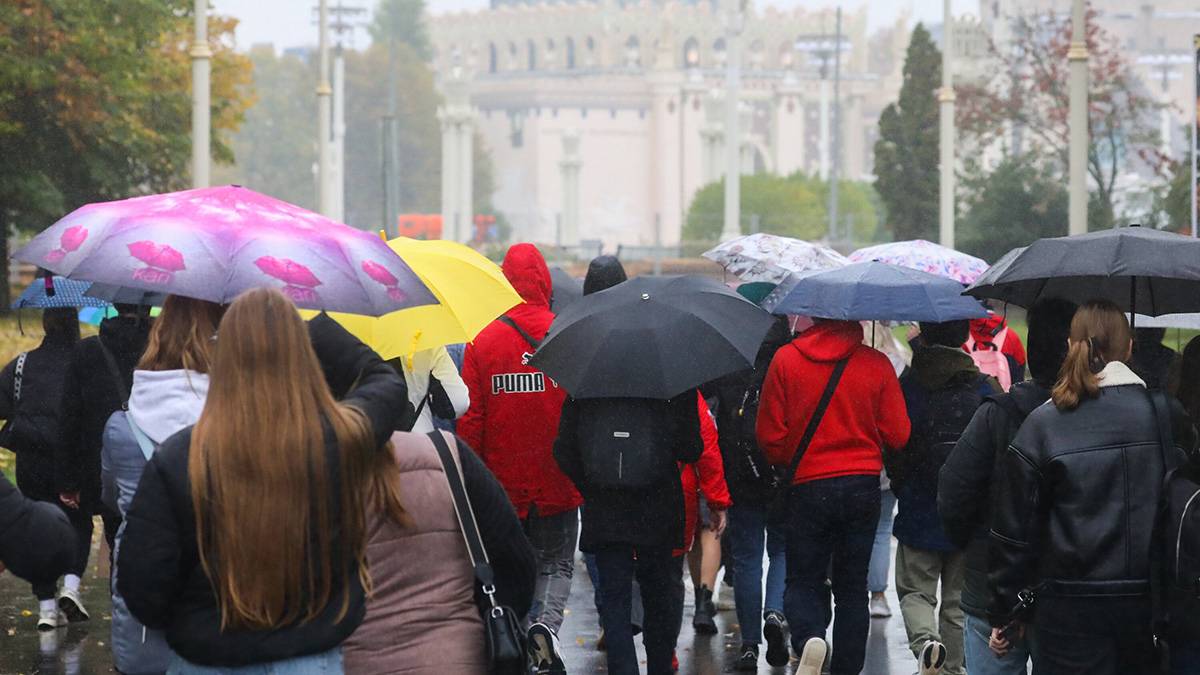Синоптики предупредили о дождливой и прохладной погоде в Москве 26 октября