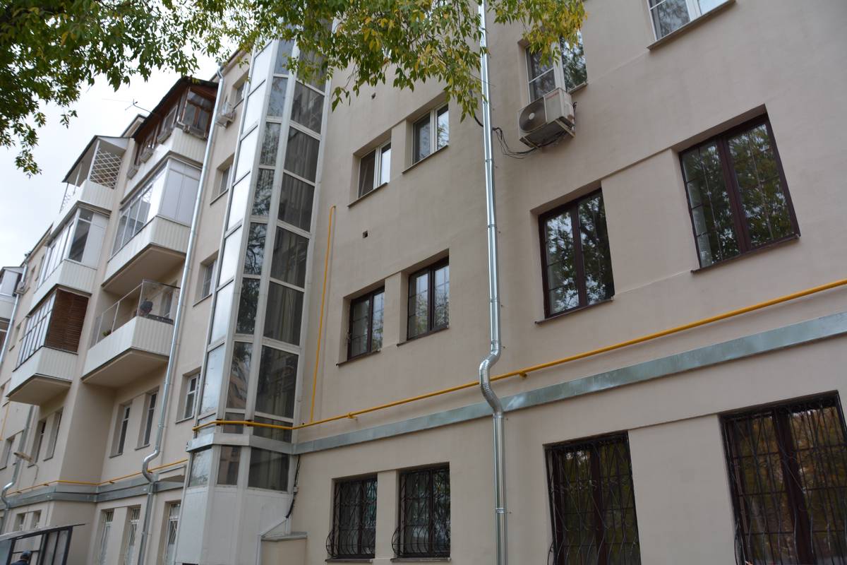 Капремонт жилого дома в Мещанском районе Москвы завершат в октябре