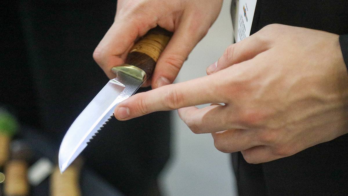 Житель Серпухова напал с ножом на двух знакомых во время ссоры