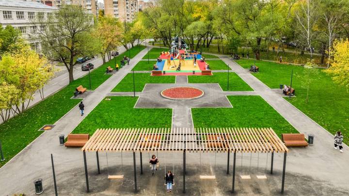 Современное общественное пространство появилось у метро «Тимирязевская»